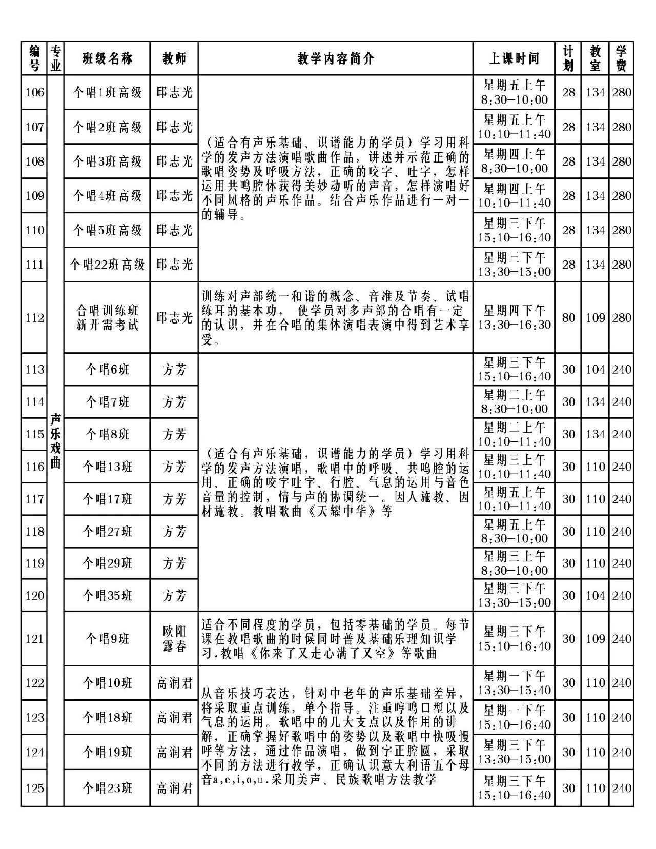 江汉区老年大学2025年春季招生简章
