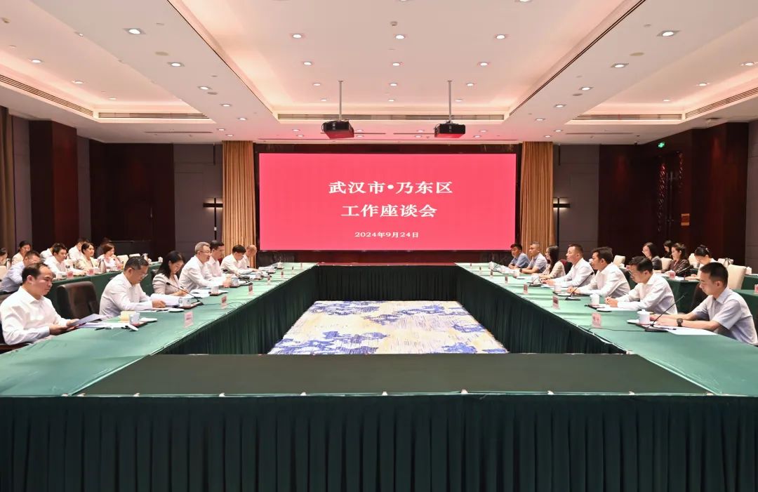 西藏自治区山南市乃东区党政代表团来汉考察，郭元强盛阅春与代表团座谈