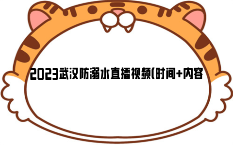 2023武汉防溺水直播视频（时间 内容）