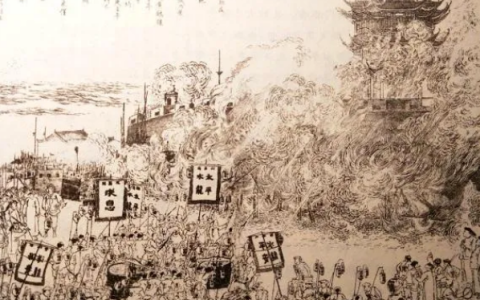 晚清《点石斋画报》与黄鹤楼毁于大火