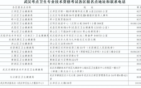 2025卫生专业技术资格考试武汉考点报名流程