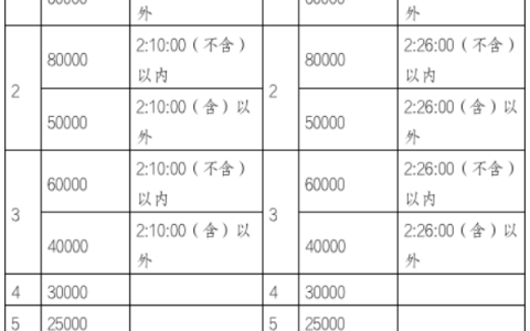 2025武汉马拉松国人竞速激励计划奖金一览